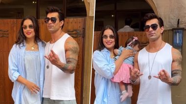 Bipasha Basu and Karan Singh Grover Step Out for Lunch Date With Baby Devi (Watch Video)